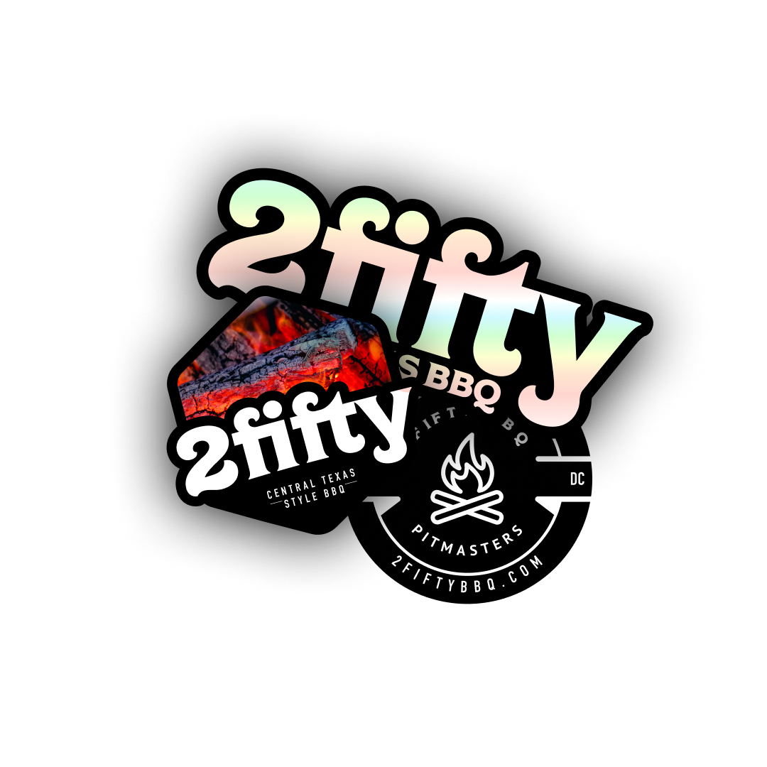 Assorted Sticker Pack 2fifty BBQ 2fiftybbq Assorted sticker pack 2fifty bbq 2fiftybbq