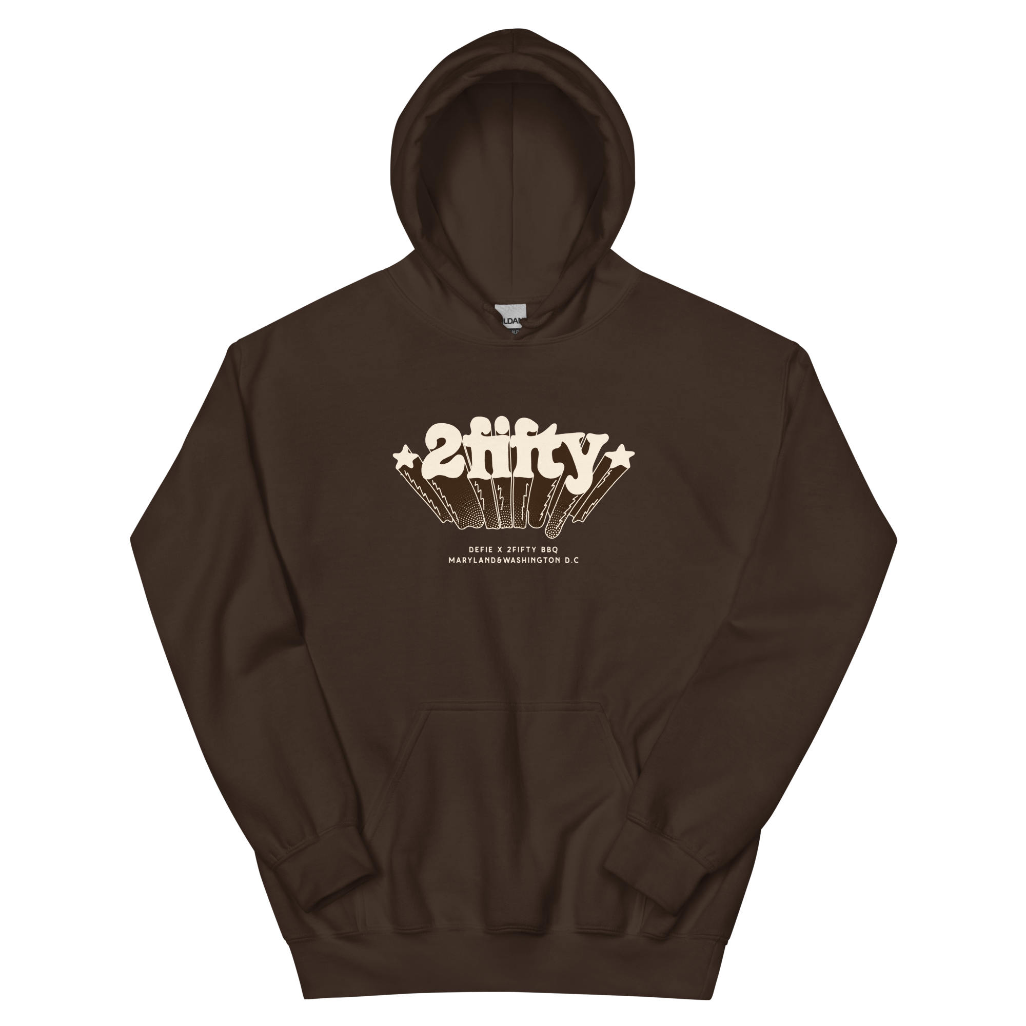 Defie x 2fifty BBQ / Heritage Dark Chocolate Hoodie – 2fiftybbq
