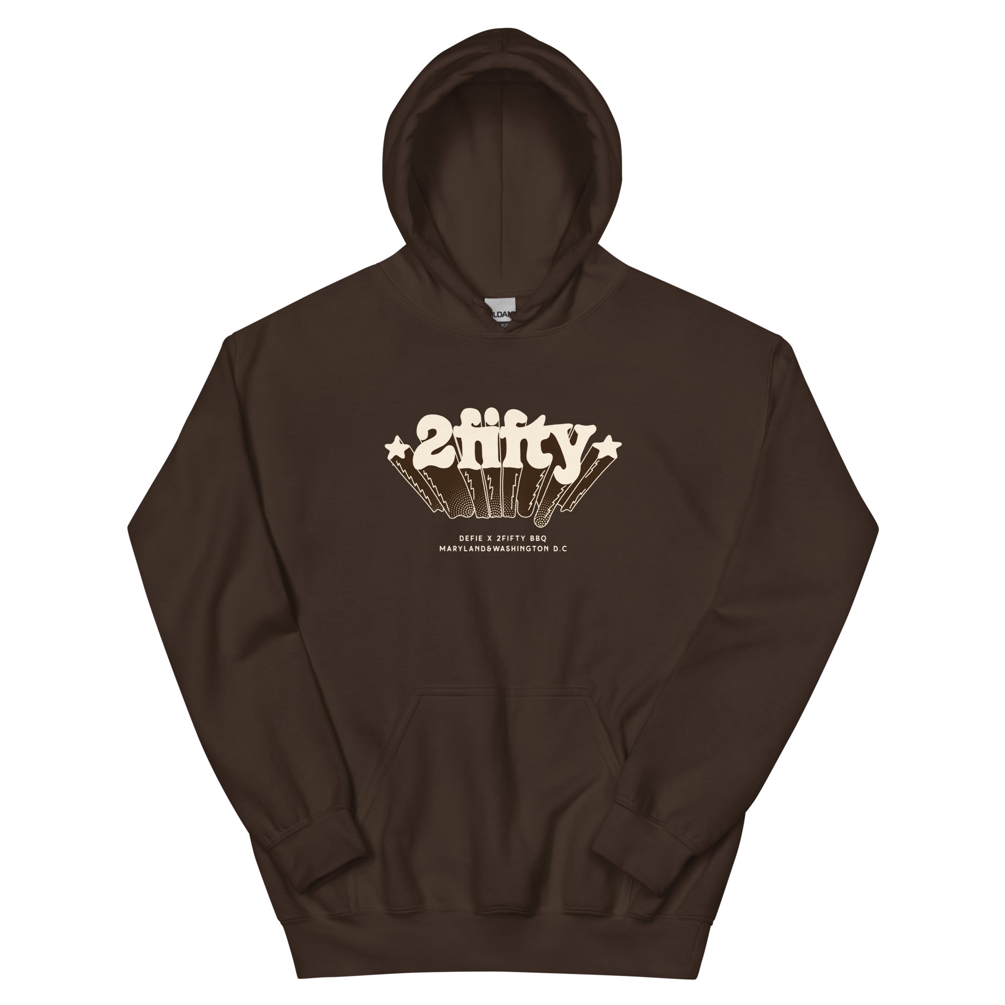 Defie x 2fifty BBQ / Heritage Dark Chocolate Hoodie – 2fiftybbq